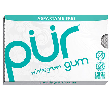 Pür Gum Wintergreen Kaugummi, 12,6g