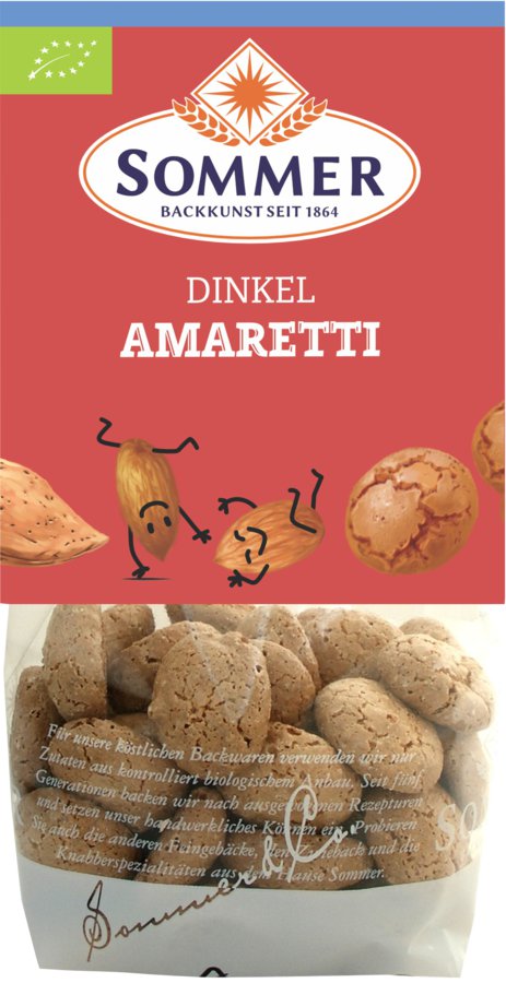 Bio Dinkel Amaretti mit Mandeln 100g