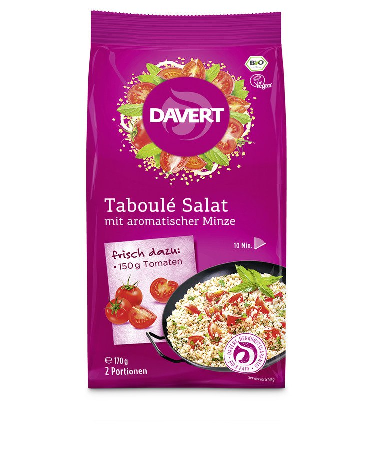 Bio Taboulé-Salat mit aromatischer Minze 170g