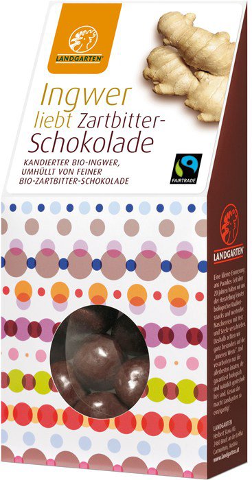 Bio Ingwer liebt Zartbitter-Schokolade 110g