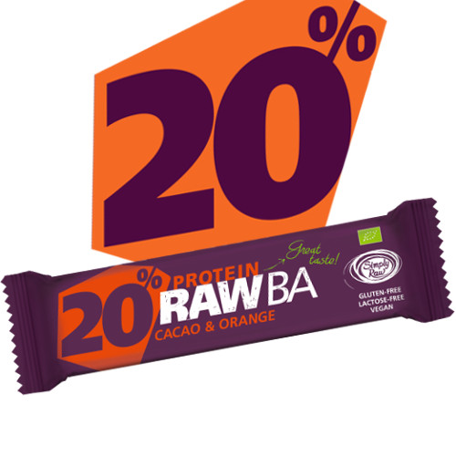 Bio Raw Ba Protein Riegel "Cacao & Orange" 40g