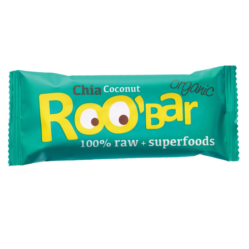 Bio Chia & Coconut RooBar 50g