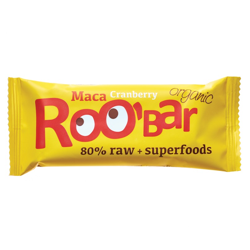 Bio Maca & Cranberry RooBar 50g
