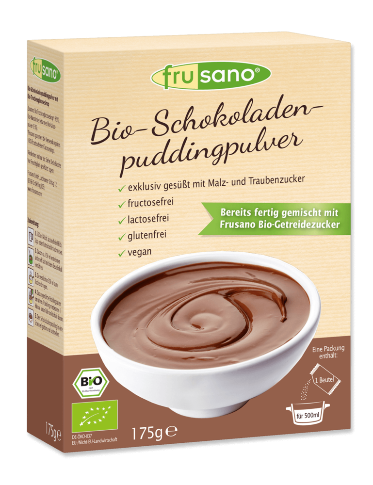 Bio Schokoladenpudding mit Getreidezucker 175g
