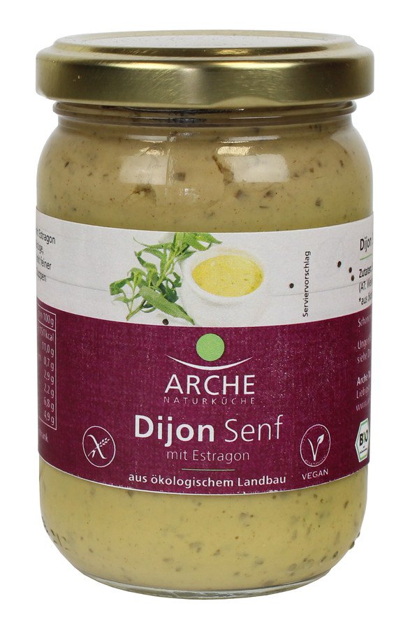 Bio Dijon Senf mit Estragon 200ml